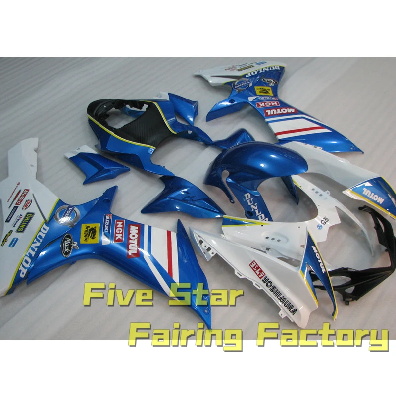 

Комплект обтекателей для мотоциклов Suzuki GSXR 600 750 2011 2012 2013 2014-2021 GSXR600 GSXR750 K11 литьевая форма для кузова синий белый
