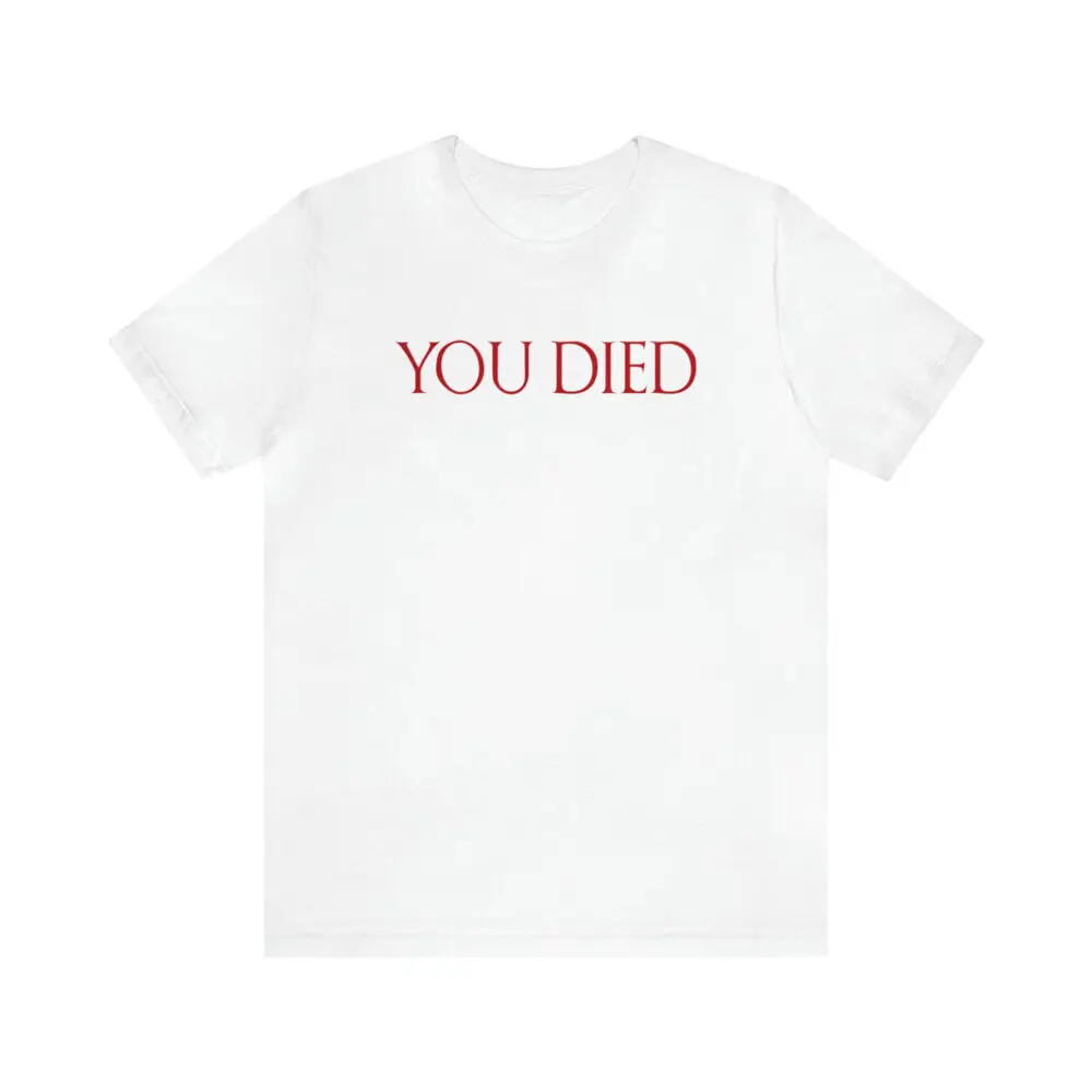 Футболка с изображением персонажа из фильма ты умер смерти футболка темных душ