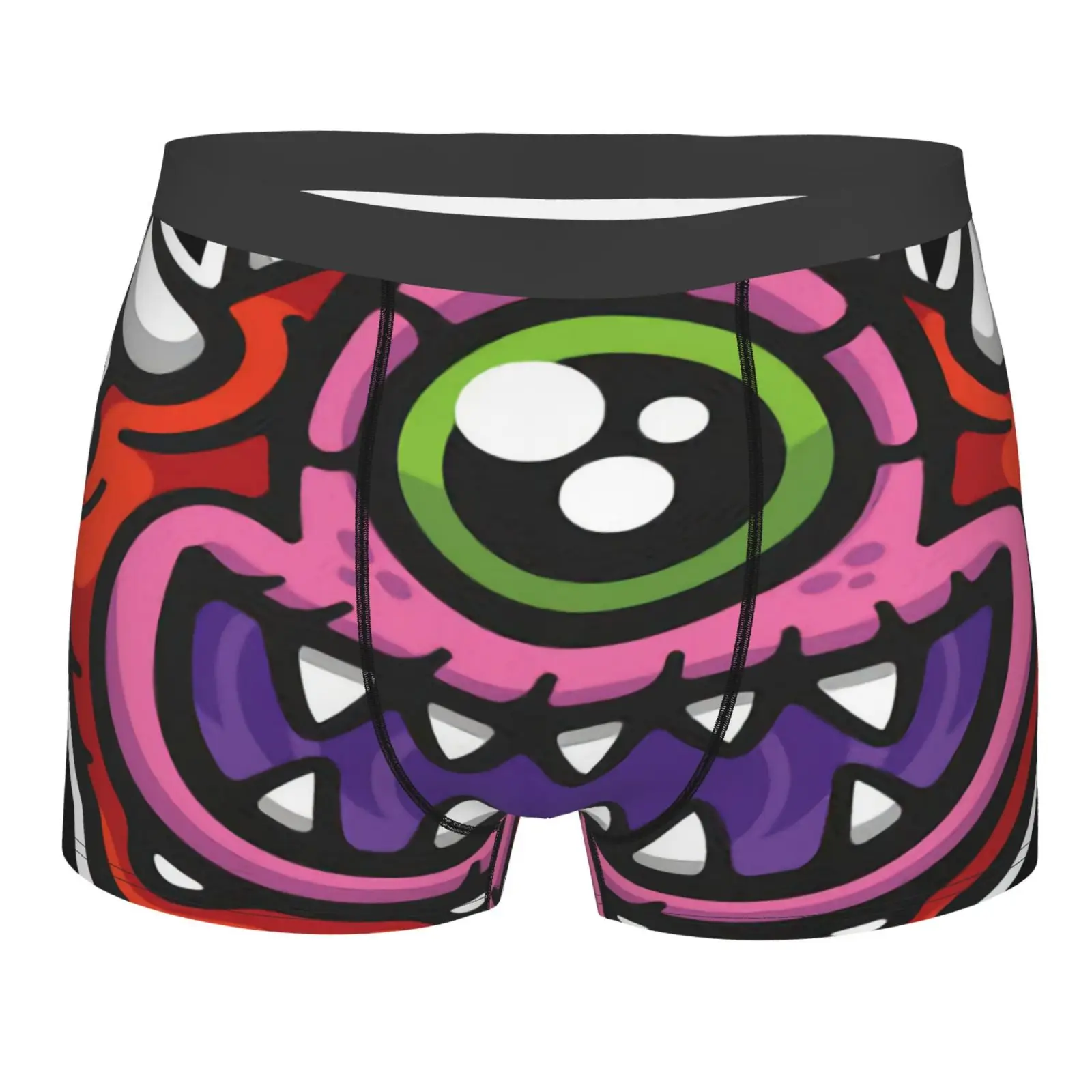 

Мужские трусы-боксеры Cacodemon, эластичное нижнее белье для мужчин, мужские трусы-боксеры с чехлом, оптовая продажа, мужские трусы из полиэстер...