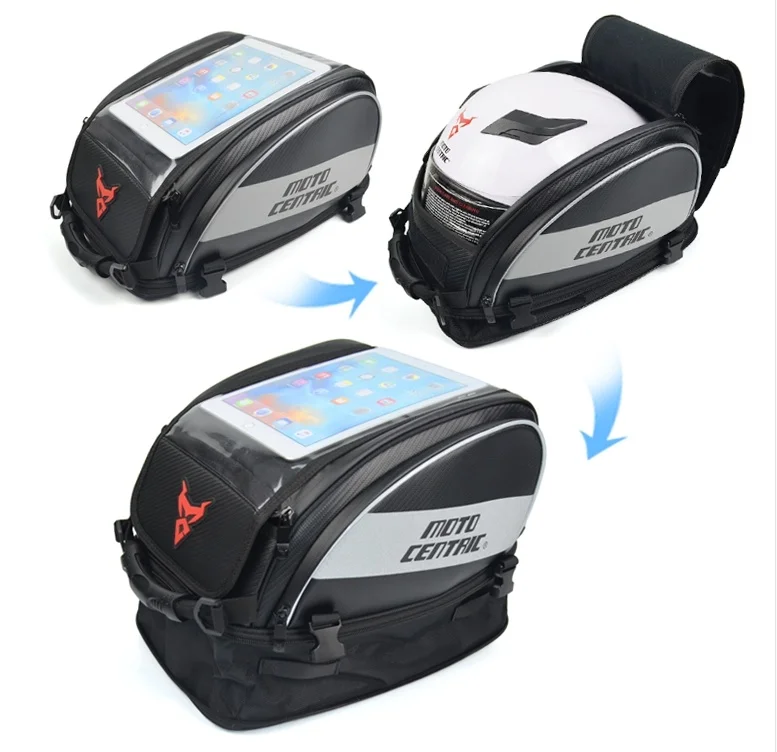 

Новая Водонепроницаемая задняя Сумка для мотоцикла, многофункциональная прочная сумка для заднего сиденья мотоцикла, вместительный рюкза...