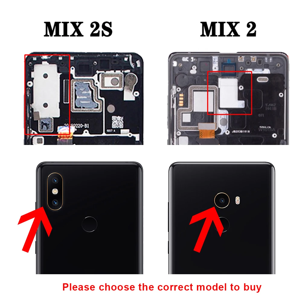 5 99 &quotОригинальный сенсорный экран для Xiaomi Mi Mix 2 2s Mix2 Mix2s дигитайзер в сборе Замена