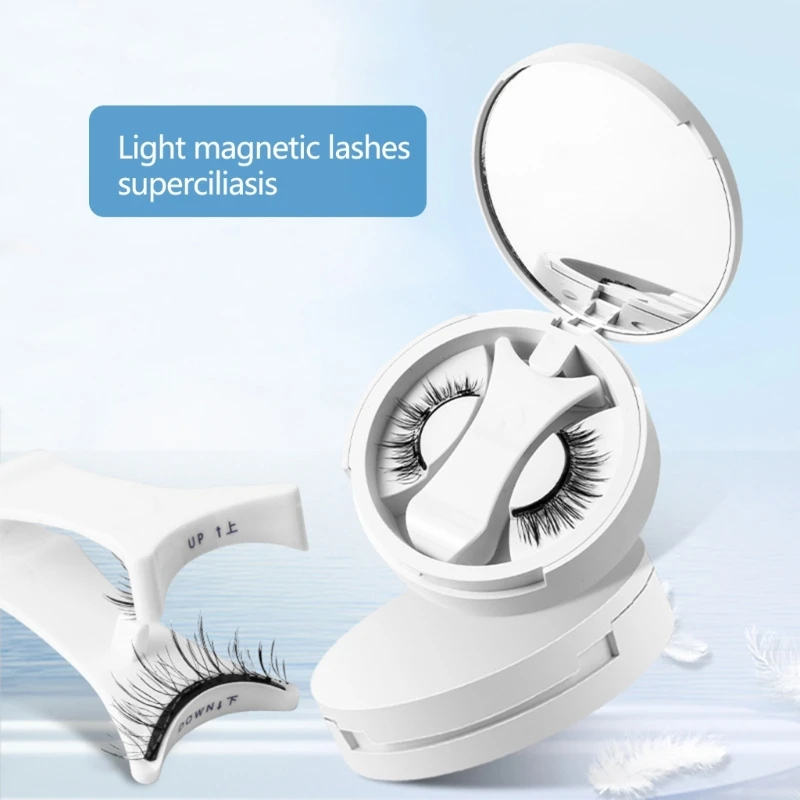Магнитные ресницы натуральный вид магнитные набор двойных ресниц густые