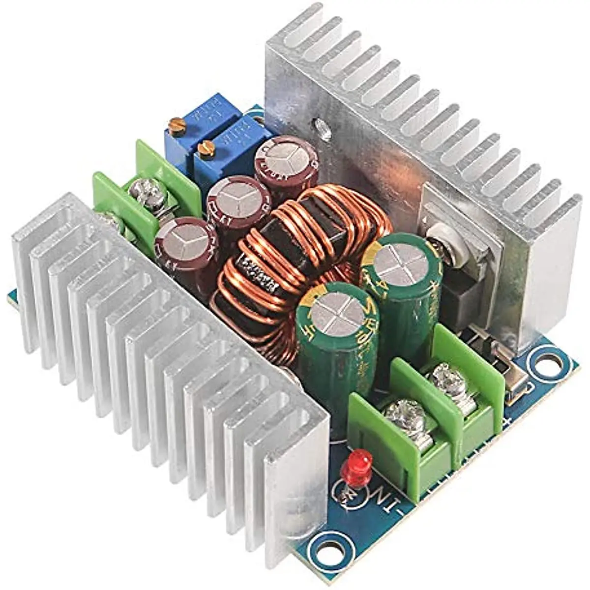 20A 300W DC-DC понижающий преобразователь CC CV Регулируемый Модуль от 6-40 В до 1 2-36 в