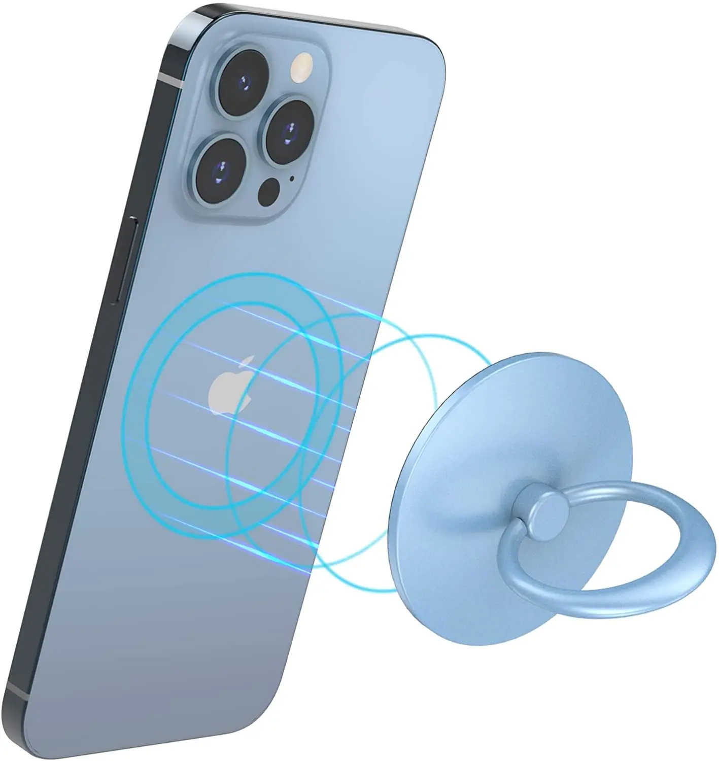 

Phone Back Cover Portable Magnetic Base for Iphone 12 13 Pro Max 12 13 Pro Mini Socket Pad Finger Grip Phone Ring Holder