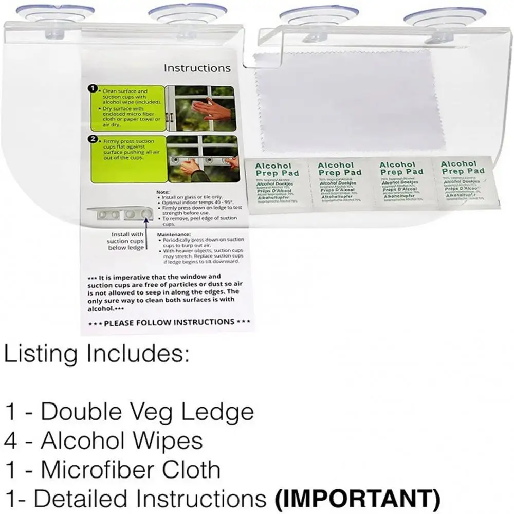 

Bags Baskets Garden Veg Bonsai Suction Cup Acrylic Ledge Window Shelf Bathroom Display Rack Kitchen Storage Organization
