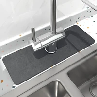 diatomite faucet absorbent pad faucet floor mat bottom waterproof thickened durable kitchen sink pad protector for bathroom mat
