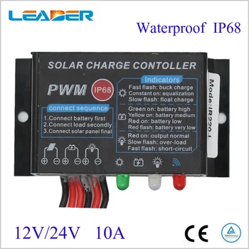 10 pcs/lot PWM 20 A Solar Charge Controller 12V 24  Solar Panel Charge Regulator For LED Light
