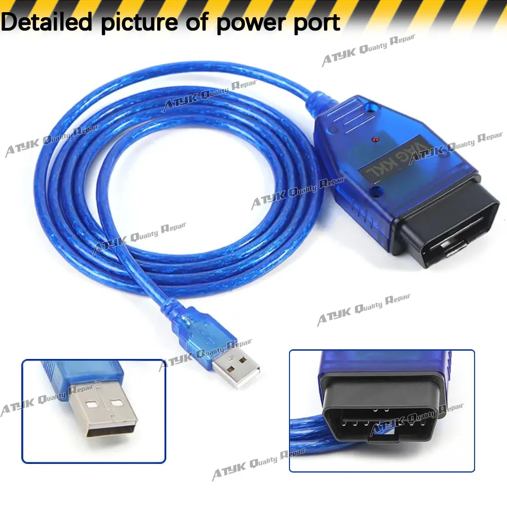 Новый чип CH340 VAG KKL 409 obd2 сканер automotriz кабель USB-интерфейс диагностические