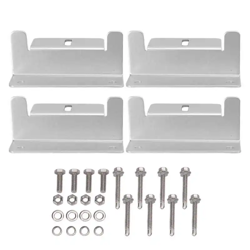 

Roof Solar Panel Holder /Set Solar Panel Mounting Brackets for Car RV Yacht Ships