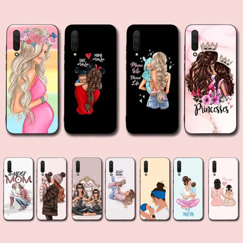 

Fashion Mam Super Mom Phone Case for Xiaomi mi 5 6 8 9 10 lite pro SE Mix 2s 3 F1 Max2 3