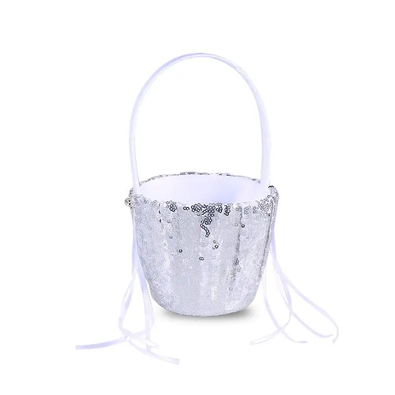 

Винтажная Свадебная корзина с цветочным рисунком для девочек