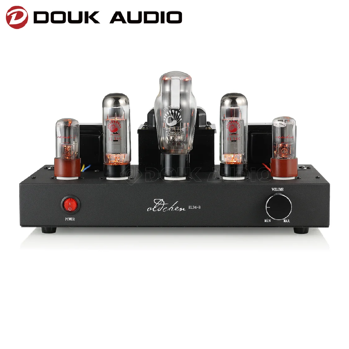 Douk Audio EL34 усилитель клапанной трубки Pure ручная работа, Hi-Fi стерео, класс A, односторонний силовой Усилитель 20 Вт