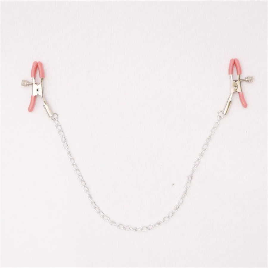 Зажимы для сосков из нержавеющей стали с цепочкой зажим губной губы груди игры