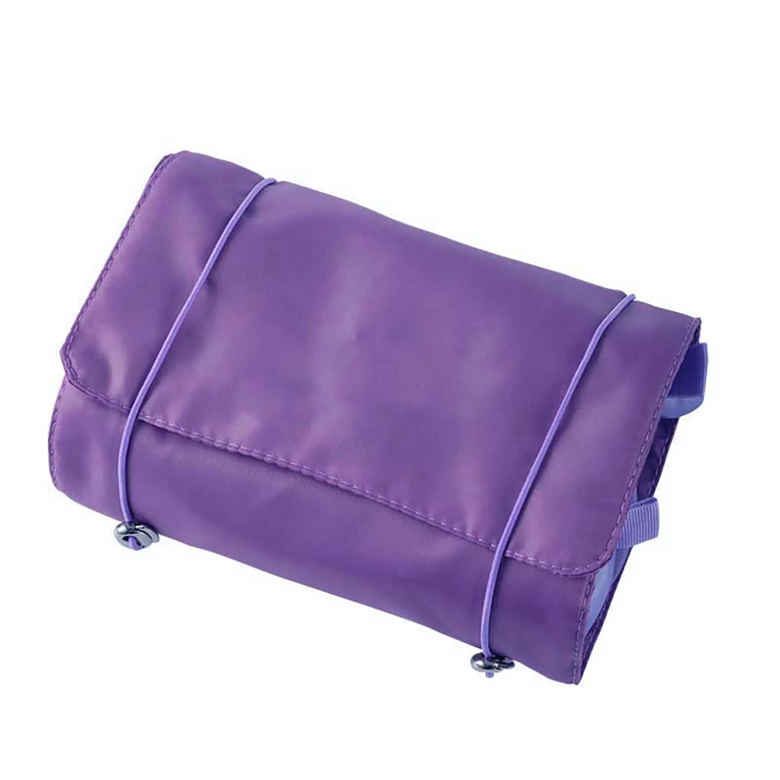 

Women Foldable Toiletry Cosmetics Bag Practical Portable Space Saving Travel Organizer Great Gift for Women's Day Valentine's