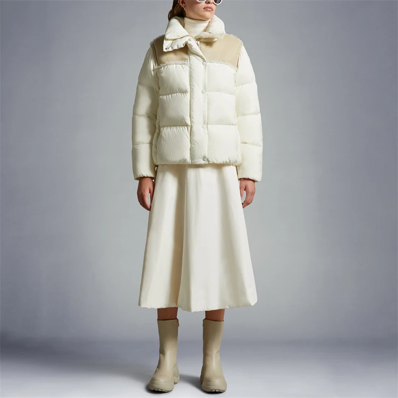 Рисунок 3 - Женский ветрозащитный пуховик из ПУ кожи