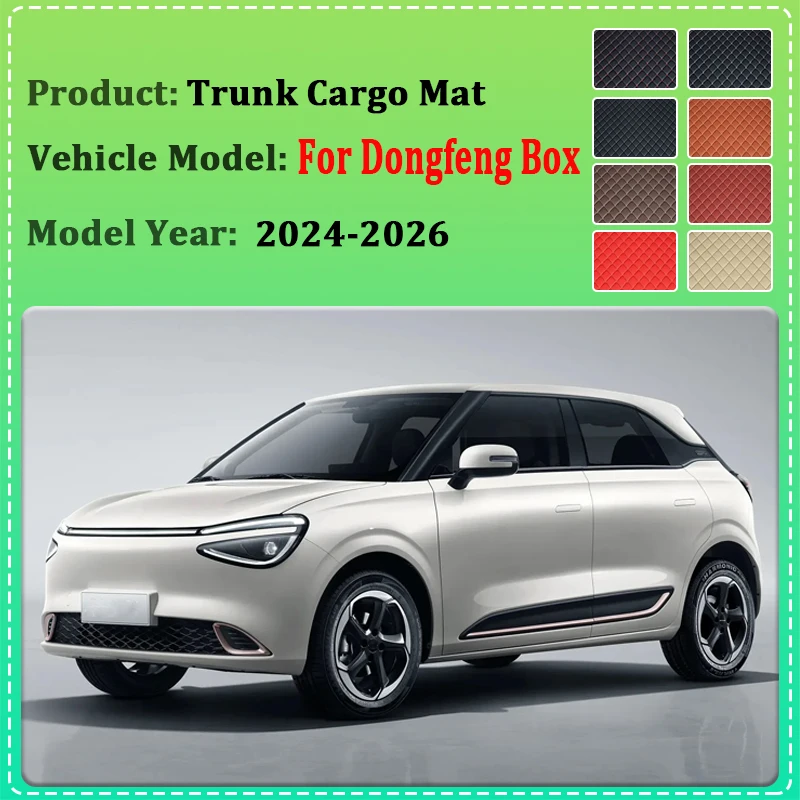Фото Коврик в багажник для Dongfeng Box Nammi 01, аксессуары 2024 2025 2026, защитный коврик от грязи, легко чистится, специальные автозапчасти №2