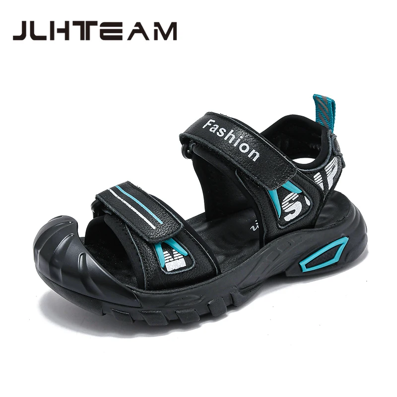 

Sandals Shoes For Boy Kids Child Summer 2022 Baby Boys Children's Jelly Genuine Leather Beach Slippers Water Sport Toddler