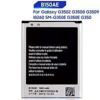 replacement samsung battery for galaxy trend3 g3509 i8260 g3502 g3508 rechargeable phone battery b150ac b150ae 1800mah