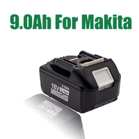 for makita bl1850 bl1840 bl1845 bl1860b lxt 400 cordless power tool battery 18v 9 0ah bl1830b battery replacement charger set