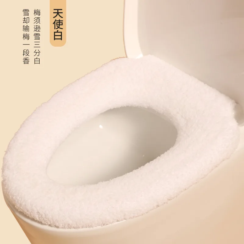 

Теплый хлопковый коврик для унитаза