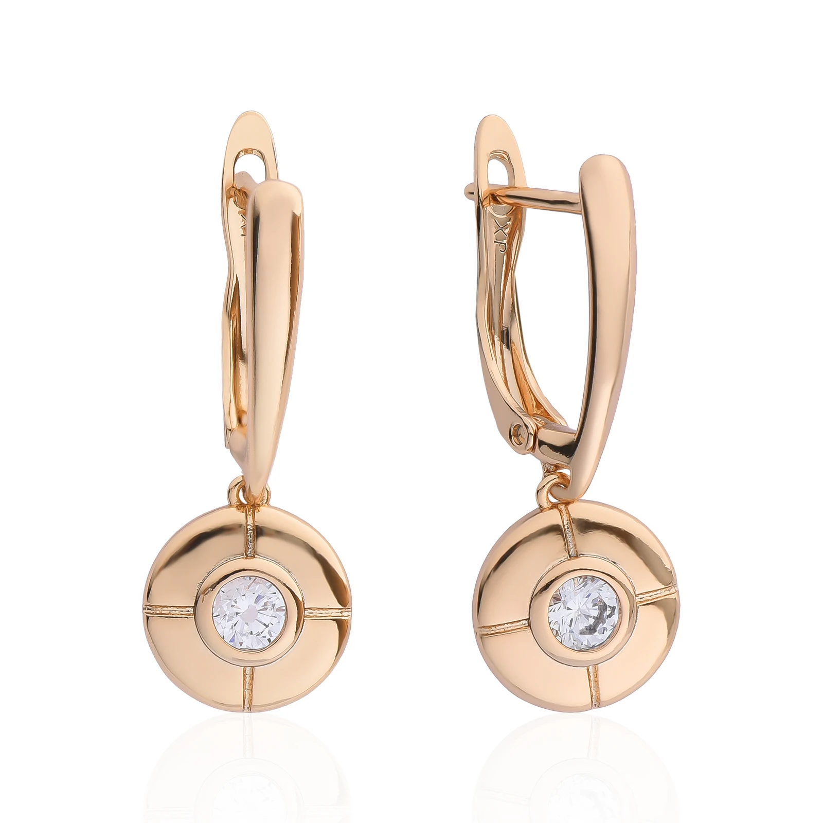

Hanreshe Classic Design Round Dangle Earrings for Women Engagement Wedding Jewelry