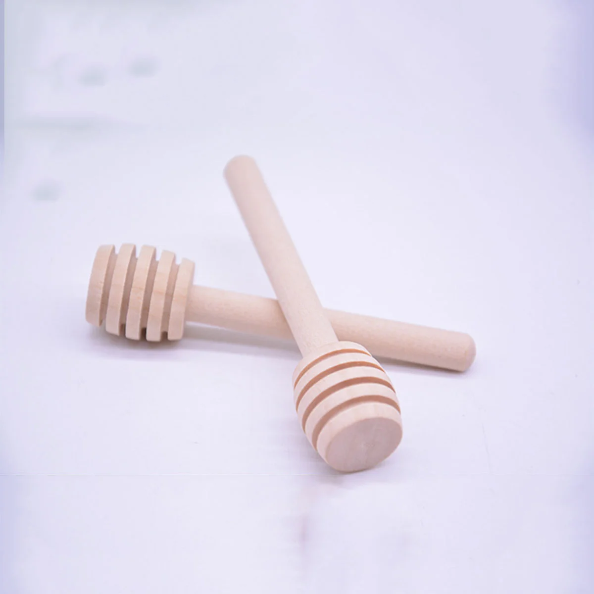 

Honey Stirrer Stir Spoon Pot Stirrers Tea Honeycomb Sticks Stirring Syrup Garlic Fry Sauce Silicone Wooden