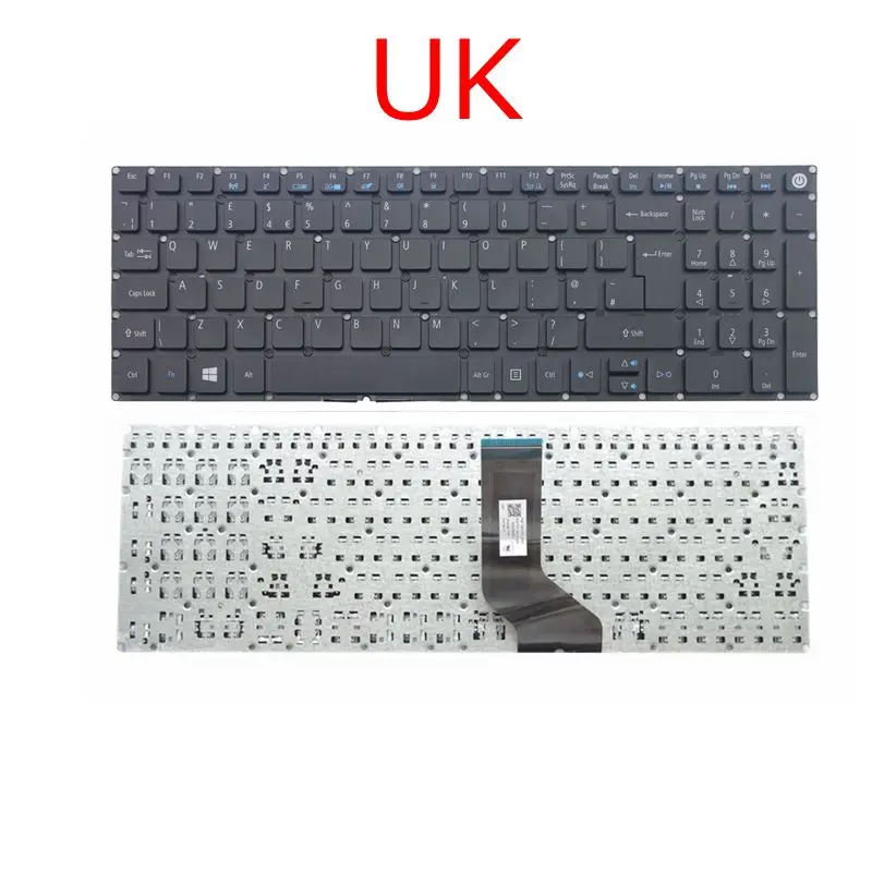 

UK GB Keyboard for Acer aspire E5-522 E5-532 E5-573 E5-722 E5-575 E5-523 E5-552 V5-591G
