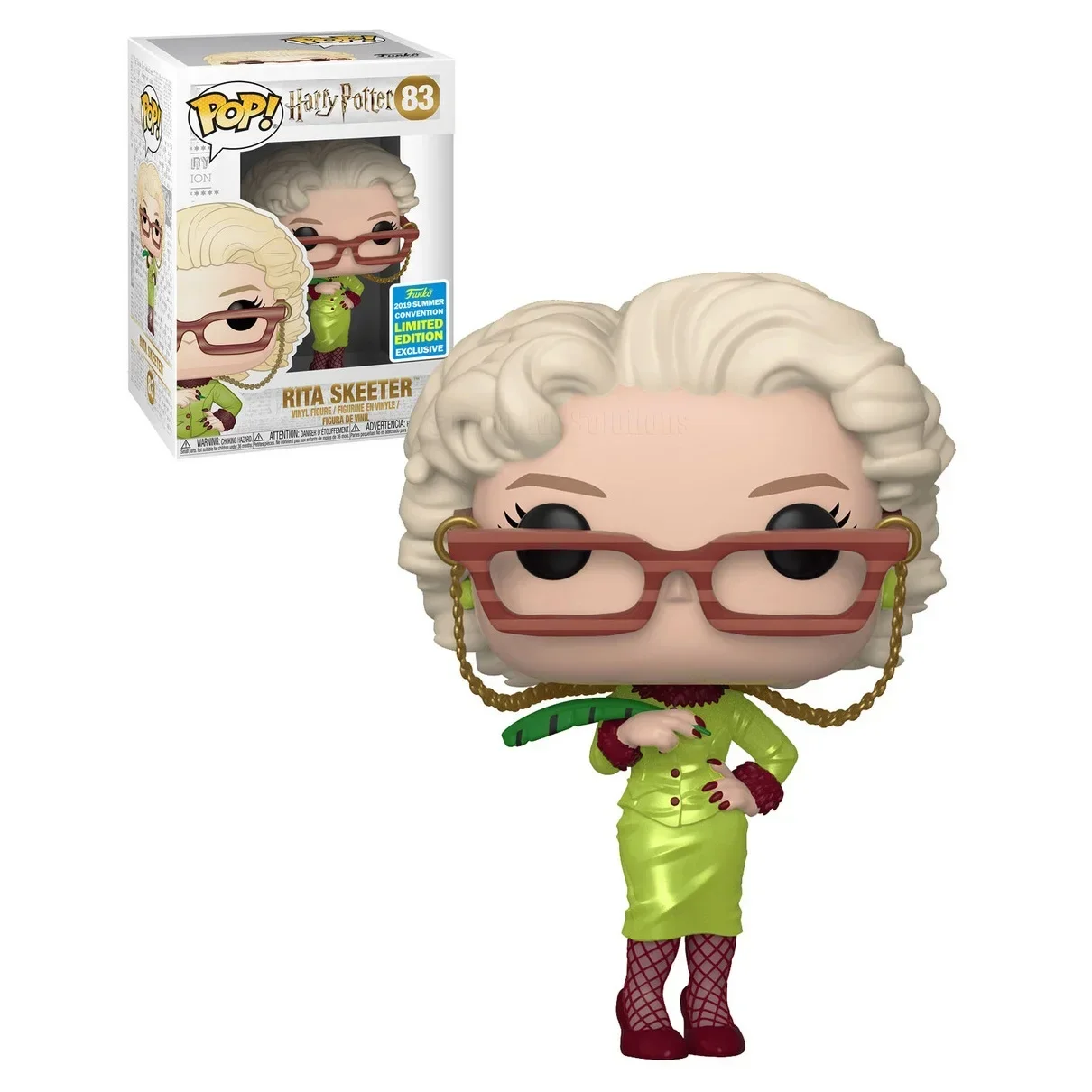 Фото FUNKO POP Harri Potter RITA SKETER 83 #   Эксклюзивная виниловая фигурка ограниченной серии, коллекция моделей игрушек для детей, подарочная игрушка №1