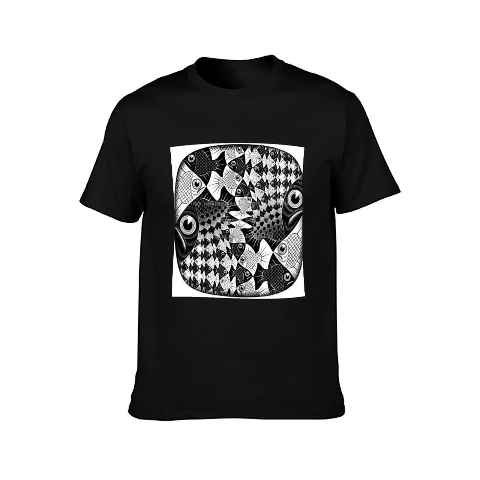 Фото Футболка Circle Limit II от Maurits Cornelis Escher, удобная футболка из эластичной ткани №2