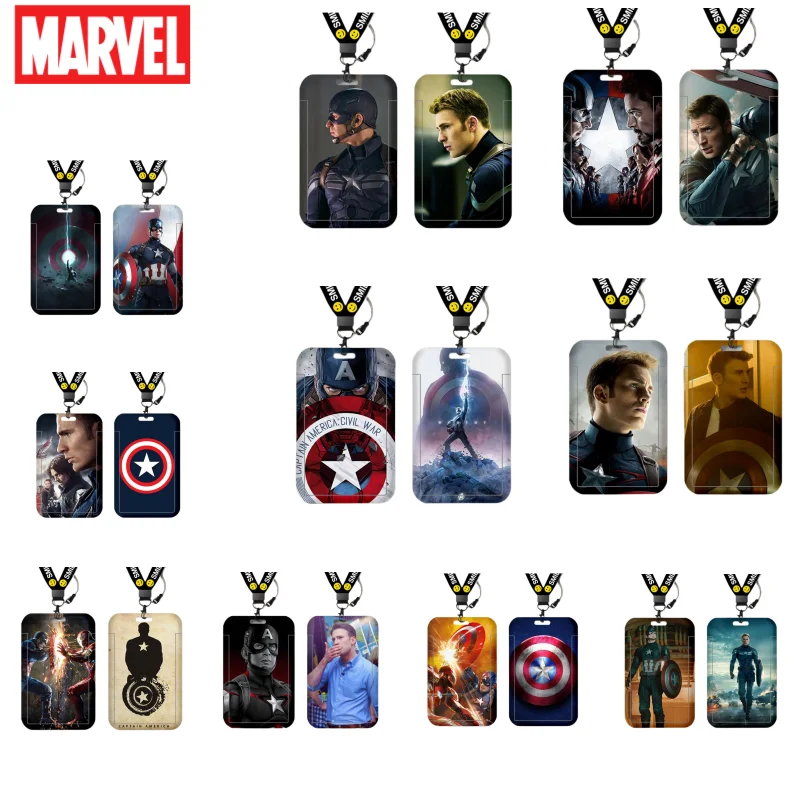 

Marvel student and children cartoon school card meal card campus card bus card work card ID card Captain America bank card cover