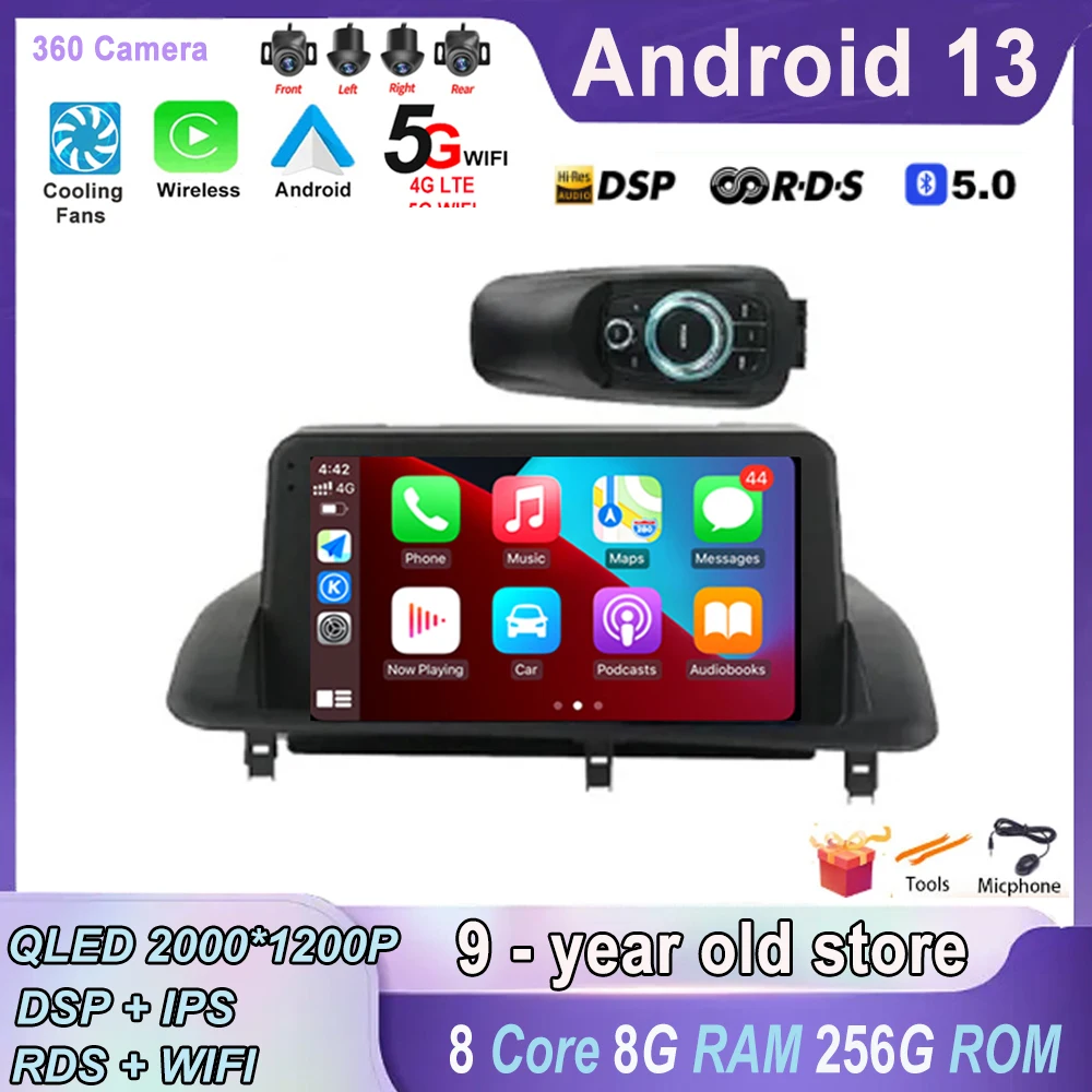 

IPS QLED Android 13 для Lexus CT CT200 CT200h 2010-2018 автомобильный 4G Wifi Радио Мультимедийный видеоплеер GPS Навигация стерео экран