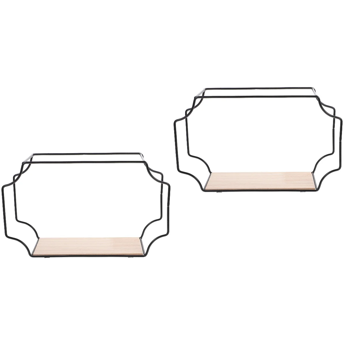 

2x Storage Rack Storage Shelf Wall-mounted Storage Shelf Storage Rack Wall Hanging Pendant Living Room Shelves