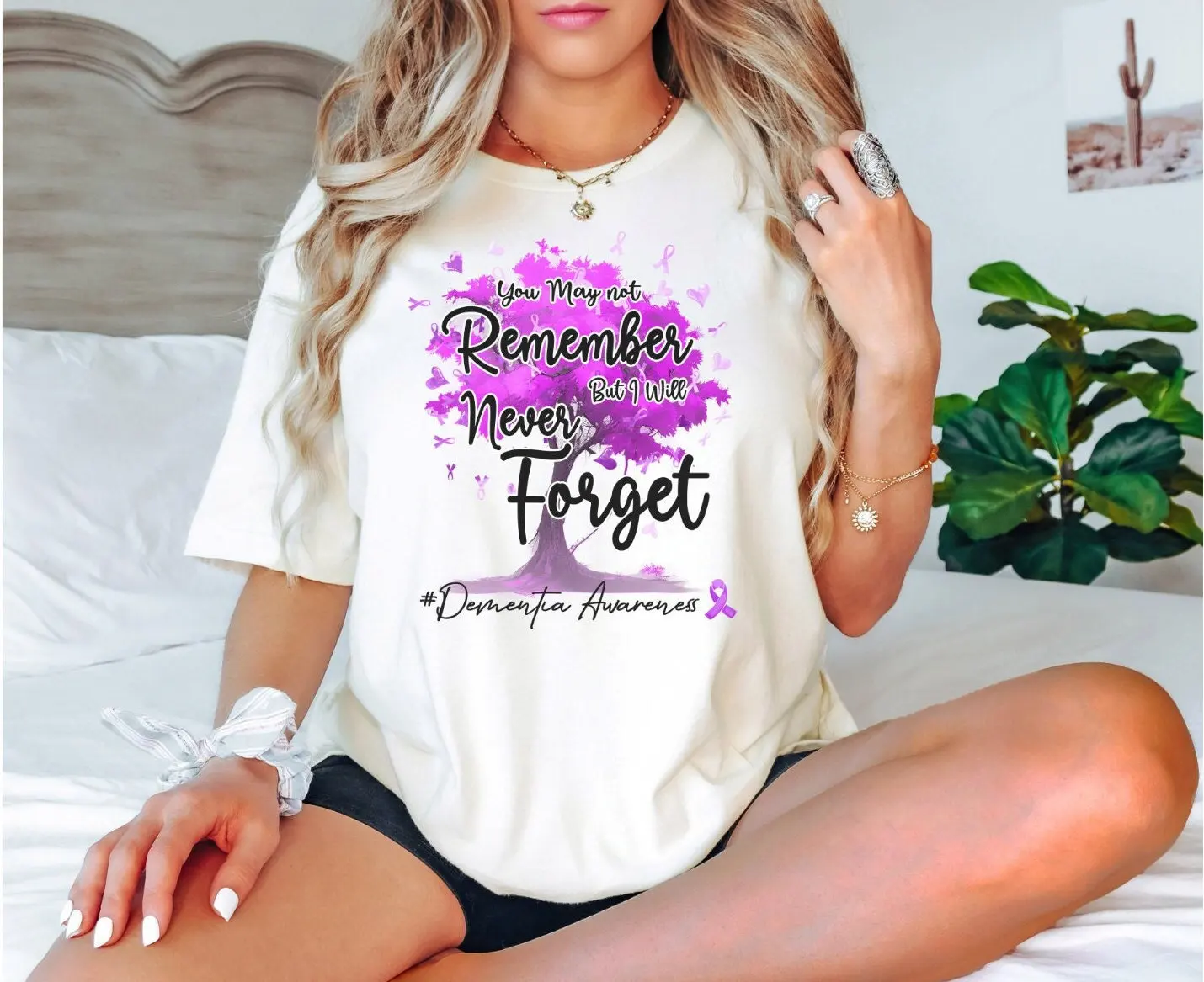 Футболка с изображением деменции никогда не забывайте о потере памяти