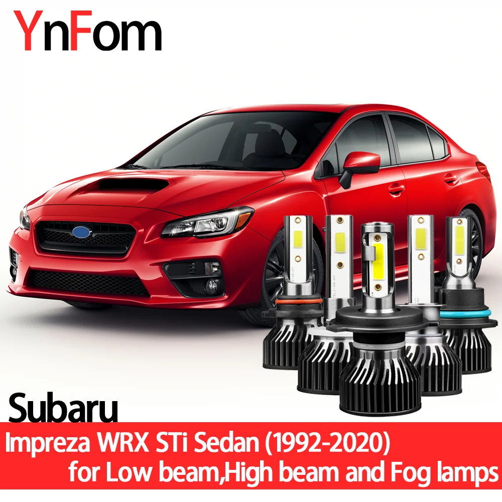 

YNFOM комплект светодиодных фар для Subaru Impreza WRX STi Sedan 1992-2020 Ближний/Дальний свет, противотуманные фары, автомобильные аксессуары, лампы для авто...