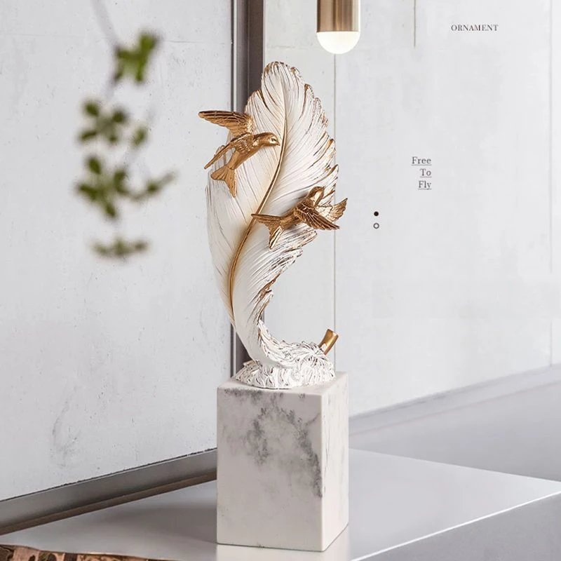 Современные роскошные полимерные украшения фэн-шуй Qi для дома гостиной крыльца