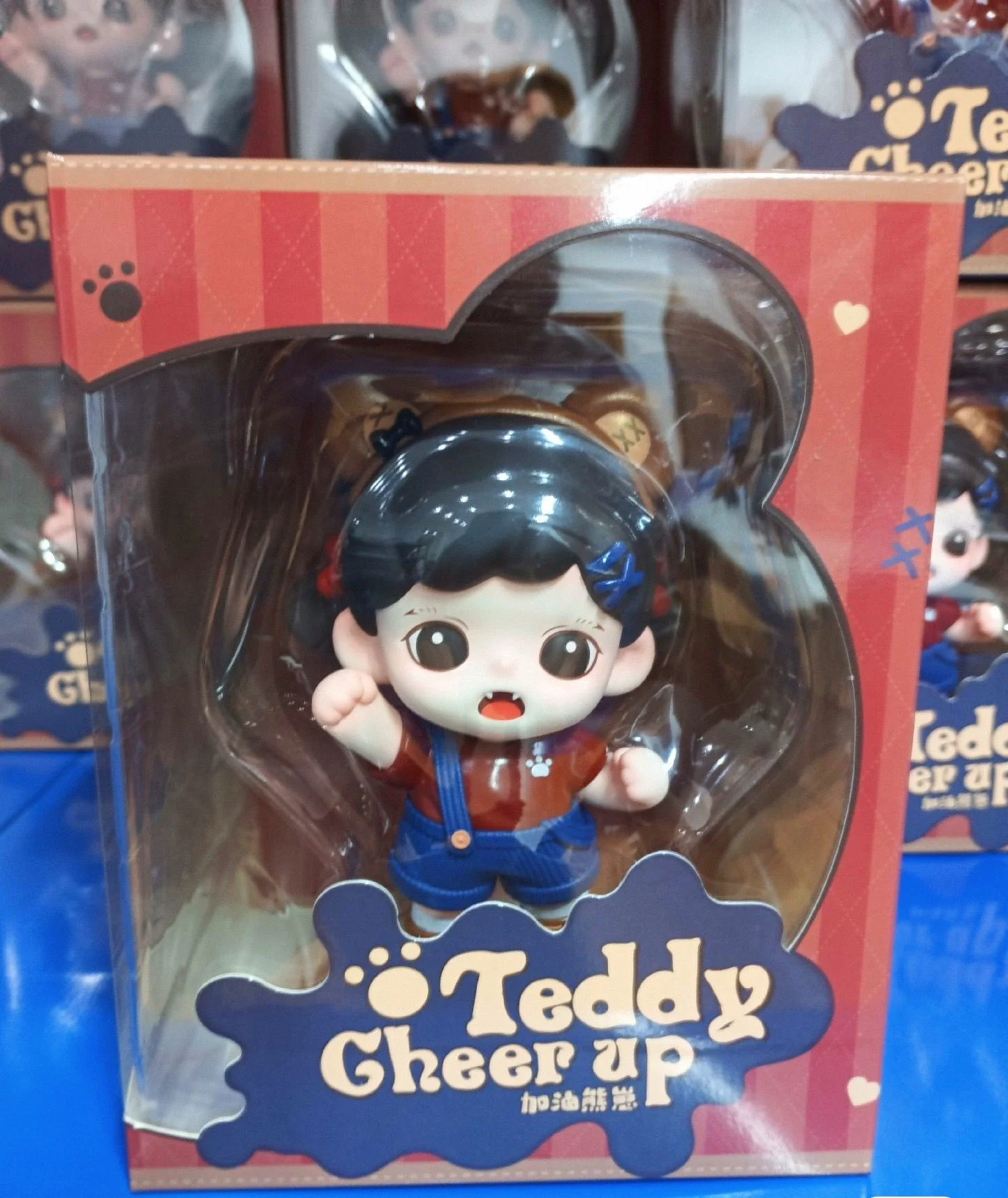Tntspace Zfrika Тедди Cheer Up Series Гаражный комплект Игрушка Модная игрушка Kawaii Орнамент