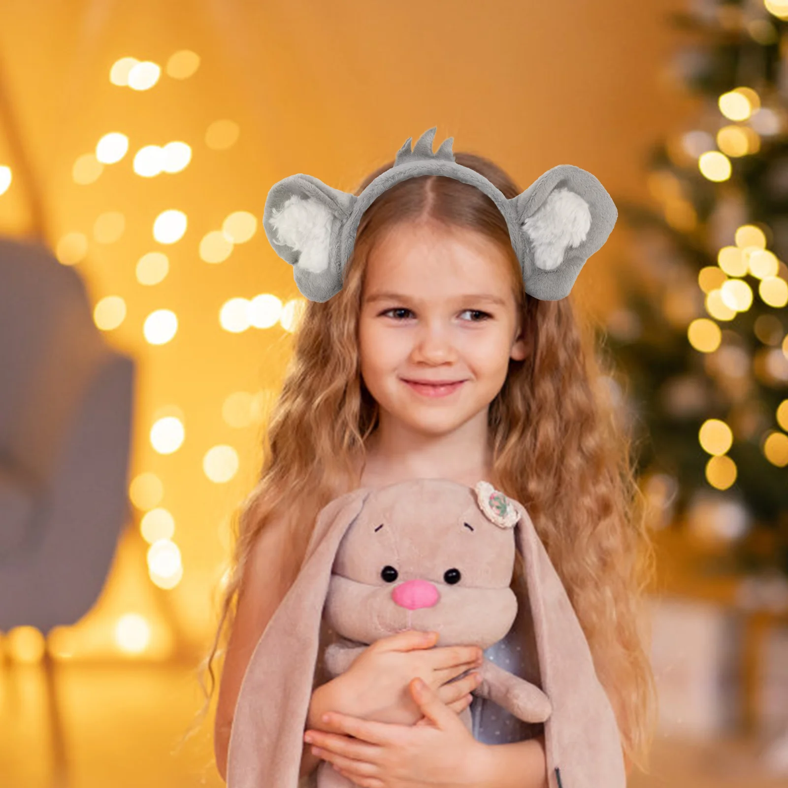 Повязка на голову с коалой обруч для ушей головной убор выпускного вечера милая