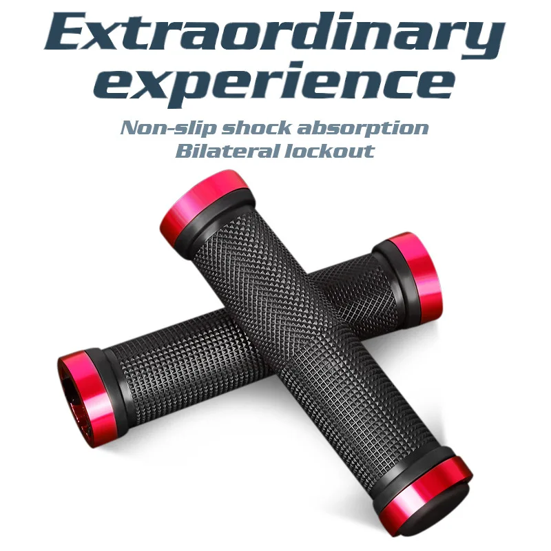 

Bicycle Handle Cover Non-Slip Mountain Bike Aluminum Alloy Handle Rubber Handle Handle Cover Bicycle Accessories Riding Equipmen