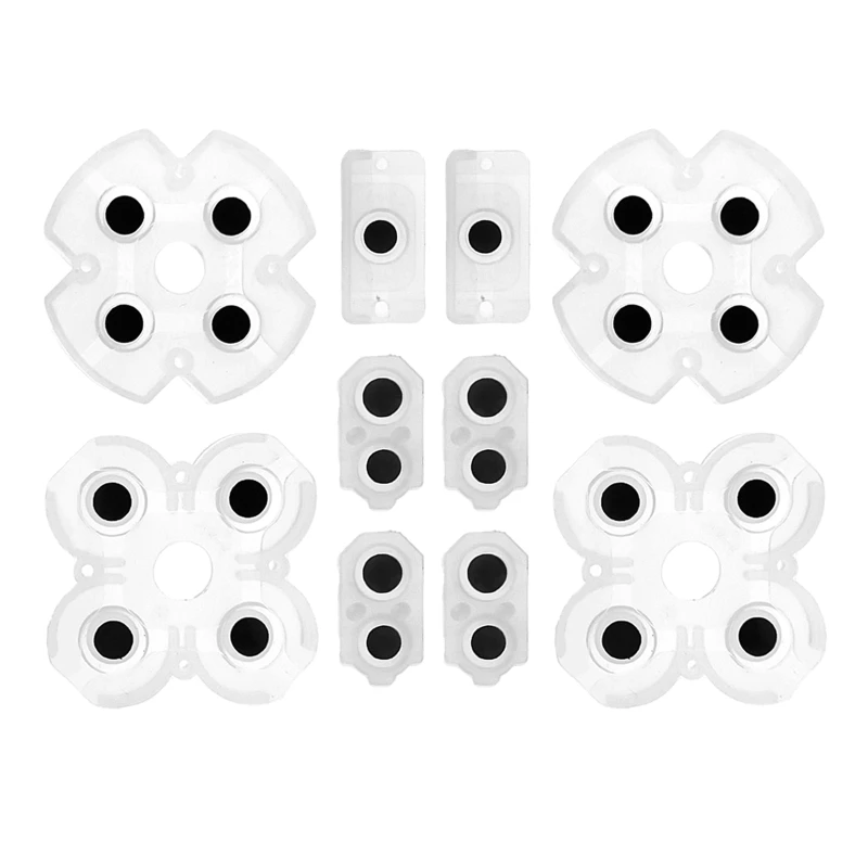 

Soft Rubber Replacement Silicone Conductive Adhesive Button Pad Keypads for PS4 Controller Gamepad Accessory