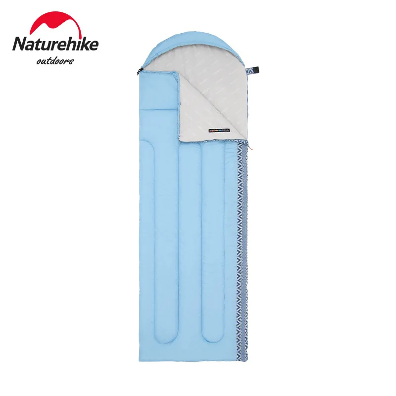 

Naturehike Envelope Sleeping Bag With Hood Outdoor Camping Splicable Thermal Sleeping Bag Breathable Tent Sleeping Bag