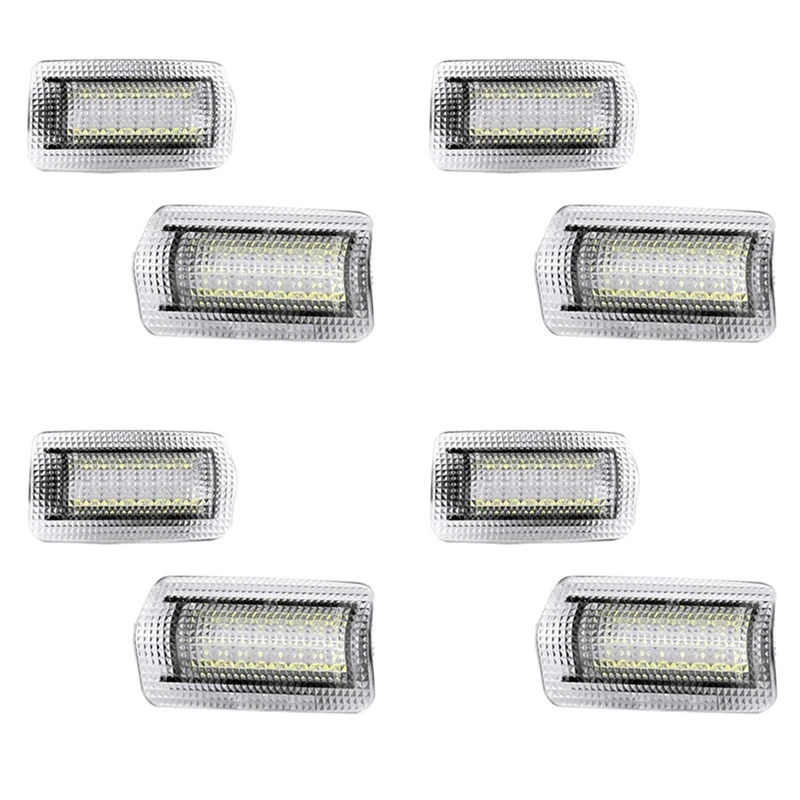 

8Pcs For Toyota Land Cruiser 200 Series 150 Series Prado MK4 J150 Lexus ES240 IS250 LED Courtesy Door Light Bulb White