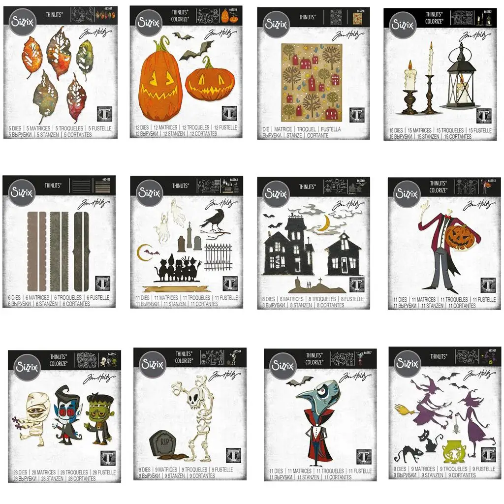 

Хэллоуин серия ремесло металлические пресс-формы Ремесло Украшение тиснение шаблон Сделай Сам поздравительная открытка ручной работы 2023 новое поступление