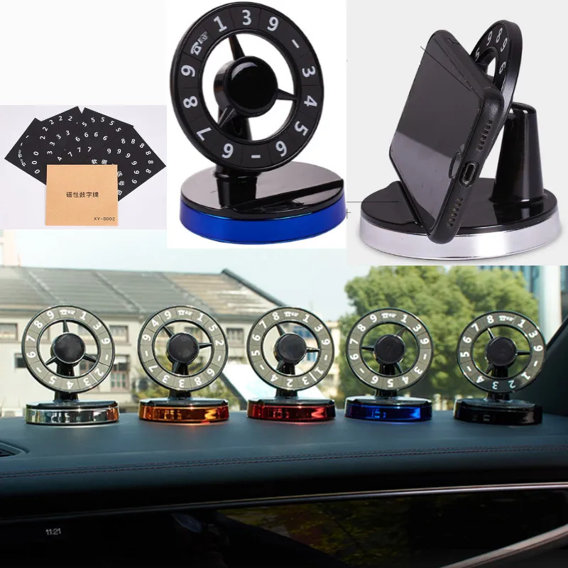 

Силиконовая Автомобильная карточка для временной парковки, универсальная поворотная табличка с номером телефона, наклейки, остановка парк...