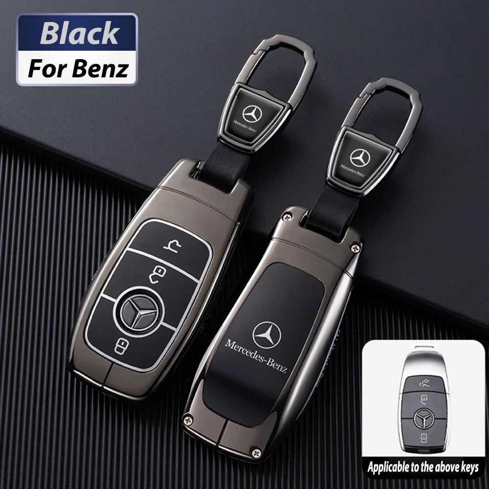 

Металлический автомобильный брелок с дистанционным управлением, чехол для Mercedes Benz AMG A C E S G Class GLC CLE CLA GLB GLS W177 W205 W213 W222 X167 AMG