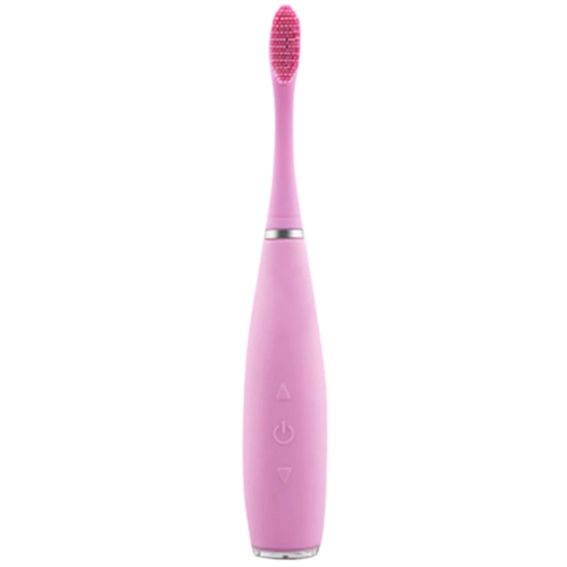 

Sonic Electric Toothbrush, Rechargeable Waterproof Silicone Toothbrush, High Frequency Vibration