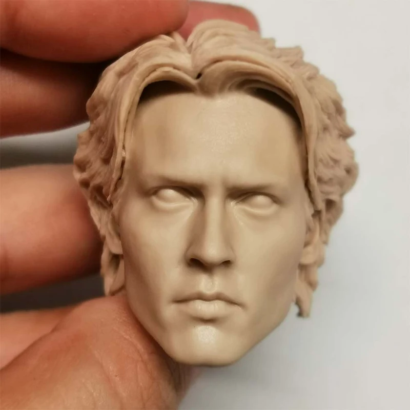 

1:6 Scale Model Young Version Johnny Head Sculpt Famous Movie Star Depp For 12 Inch Action Figure Male Body Figure Accessory Toy