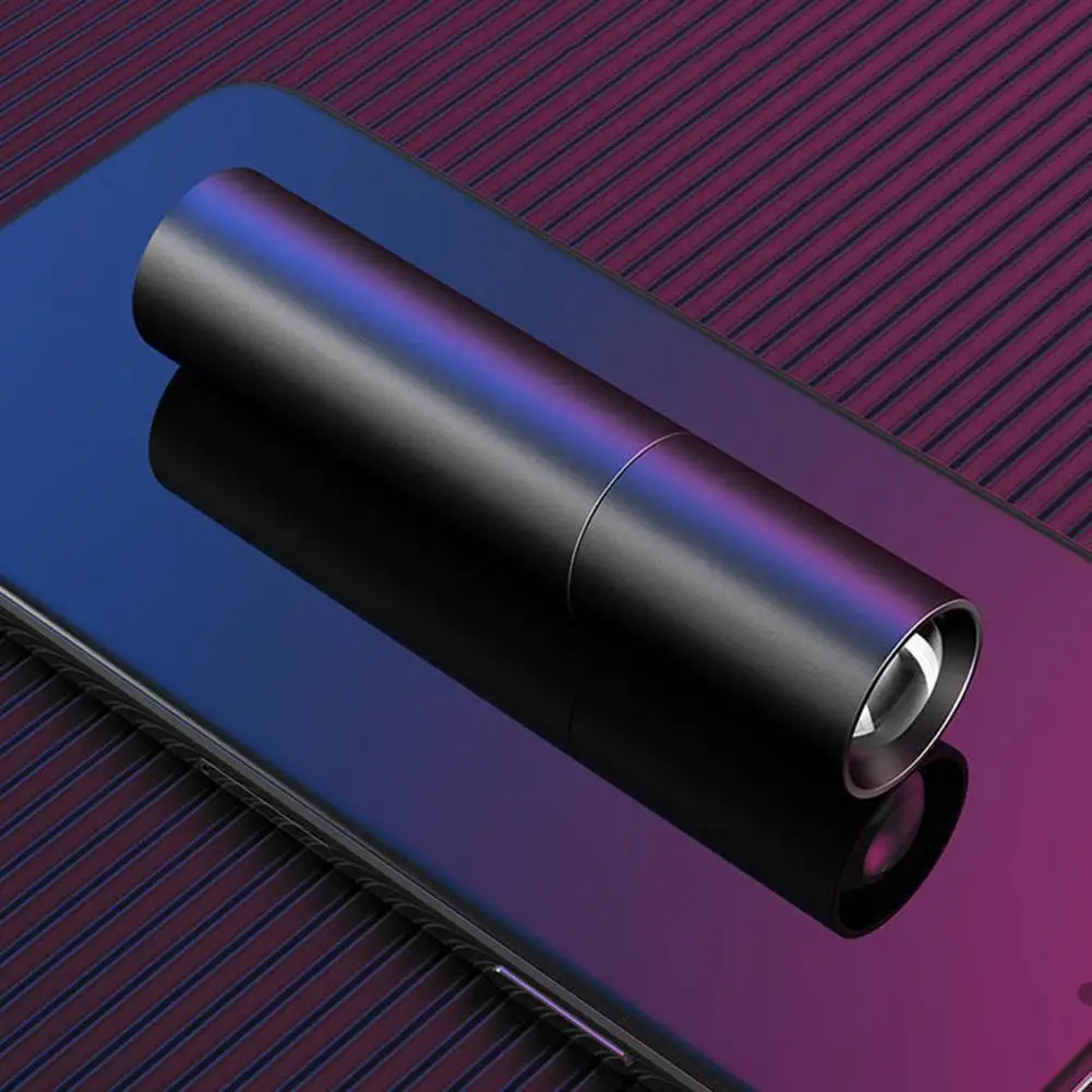 

Практичный заряжаемый миниатюрный светодиодный фонарик из алюминиевого сплава, 1 комплект, энергосберегающий светодиодный фонарик для пут...