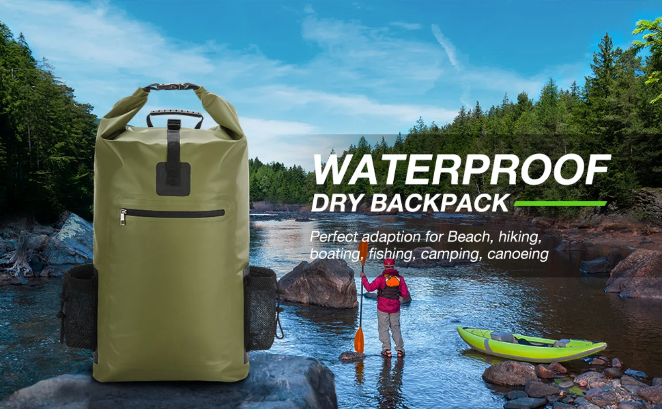 

New Outdoor Creek Drifting Bag Swimming Waterproof Bag Mountaineering Backpack Outdoor Sports 30L Waterproof Backpack 2023