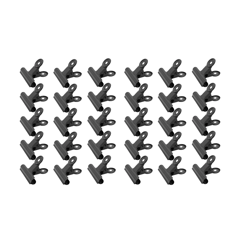 

30 PCS Metal Clips Small Binder Clips Chip Bag Clips for Food Bag,Office Document Paper, Photos Daily Supplies