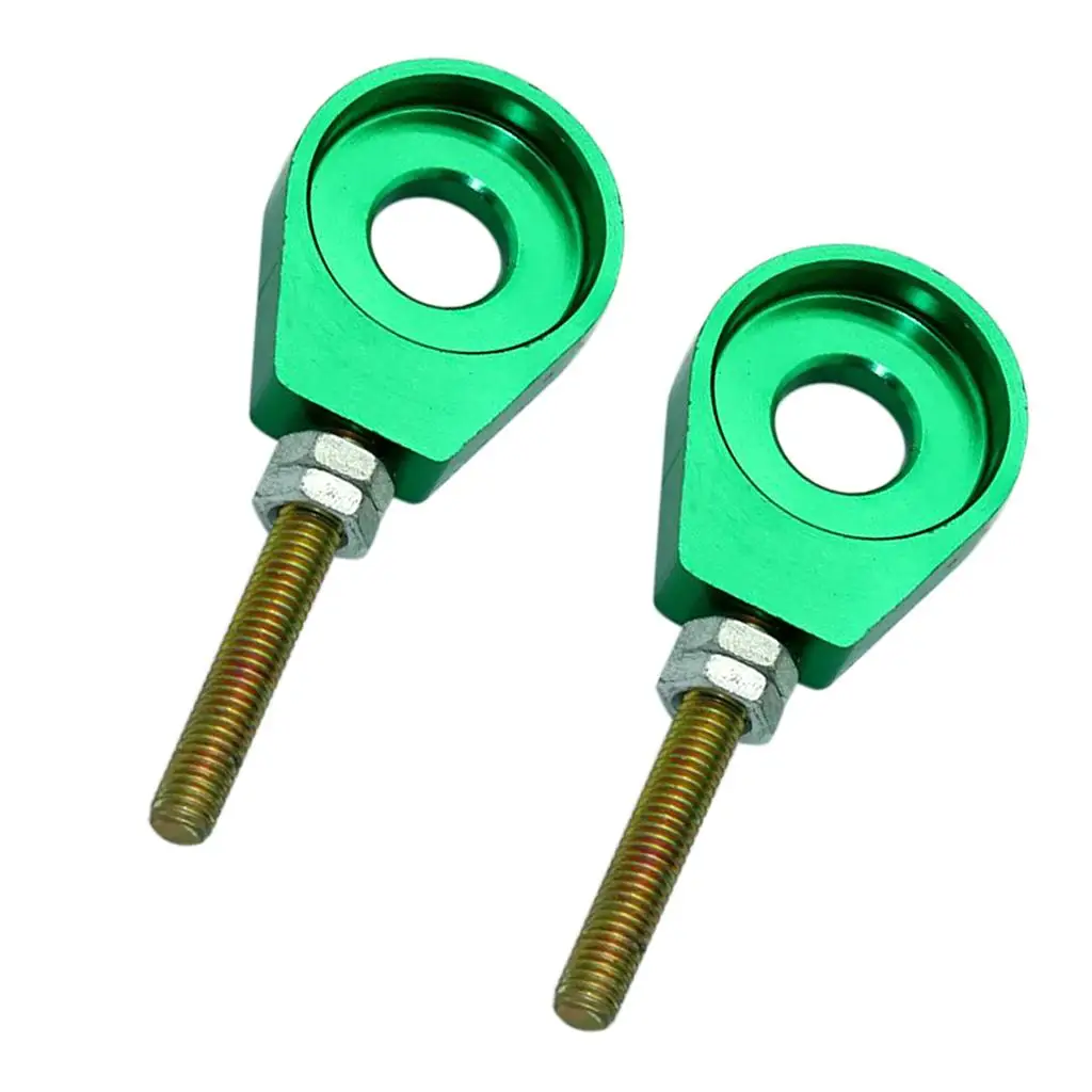 

dolity 12mm Chain Adjuster Tensioner for Pit Dirt Bike CRF50 ATV Green